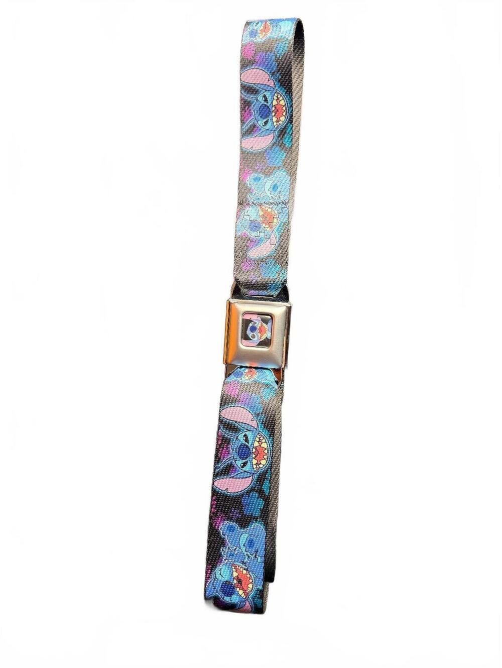 Disney Stitch Adjustable belt with car seat Metal Buckle Buckledown